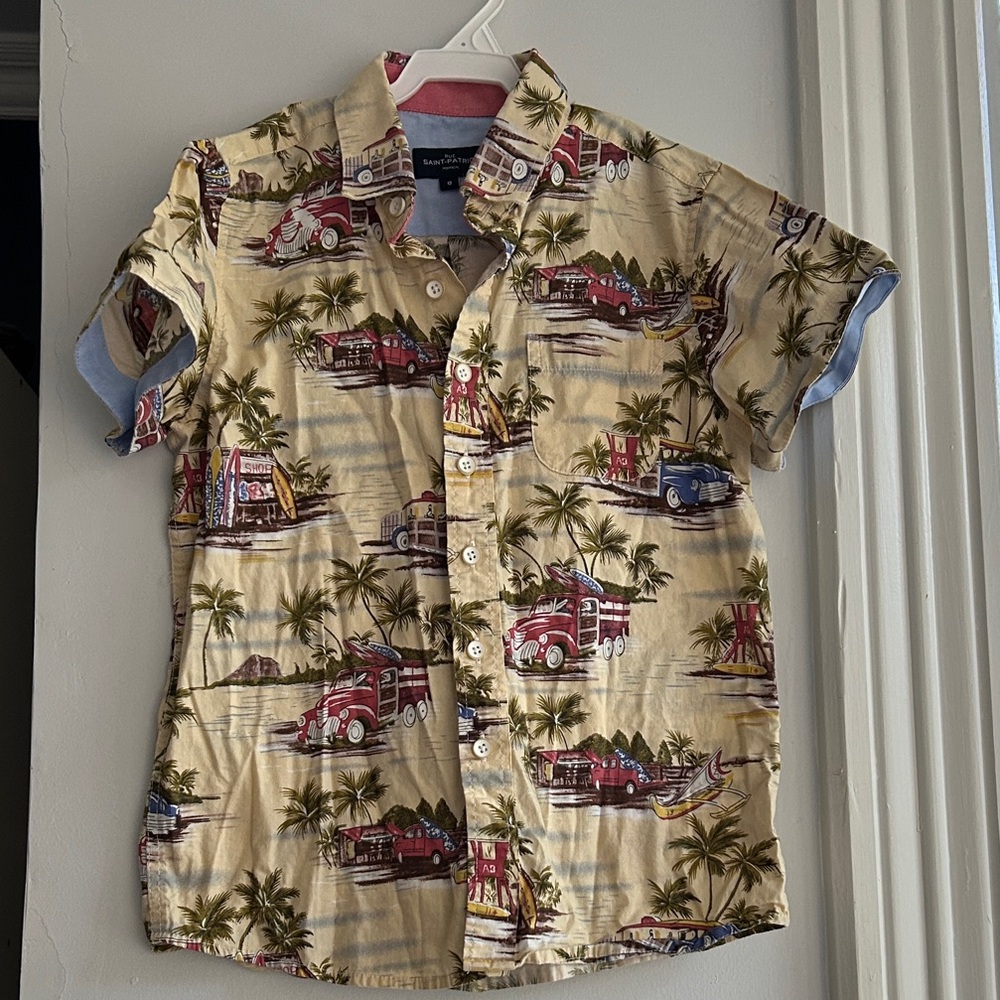 Rue Saint-Patrick Button Down Kids Shirt